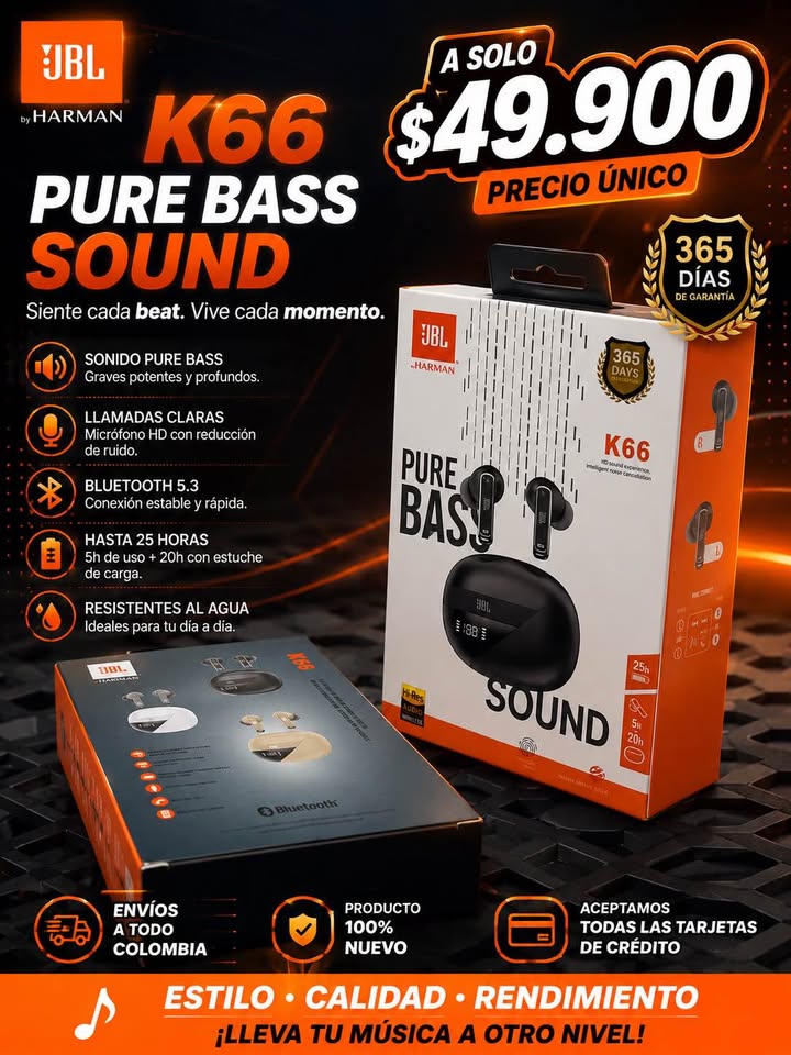 Audífonos JBL K66